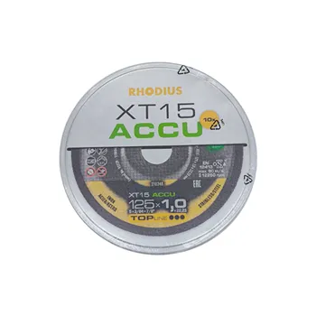 Kotouč řezný 125x1,0/ 22,2 XT15 ACCU EXENDED RHODIUS