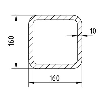 Jekl 160x160x10