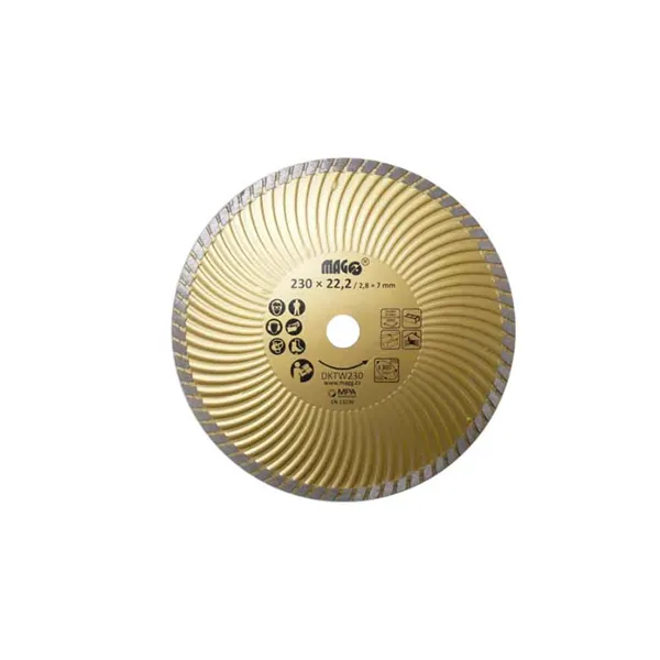 Kotouč Kotouč diamantový TURBO-W 230/ 22,2mm MAGG