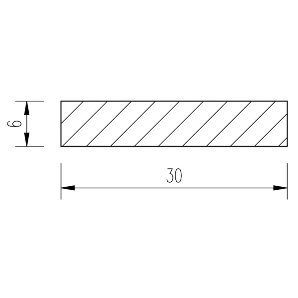 Ocel plochá 30x6
