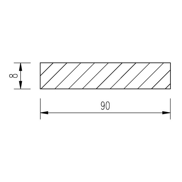 Ocel plochá 90x8