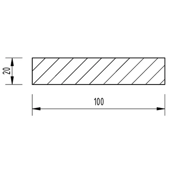 Ocel plochá 100x20