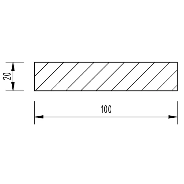 Ocel plochá 100x20