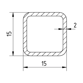Jekl 15x15x2
