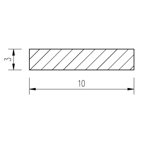 Ocel pásová 10x3 tažená
