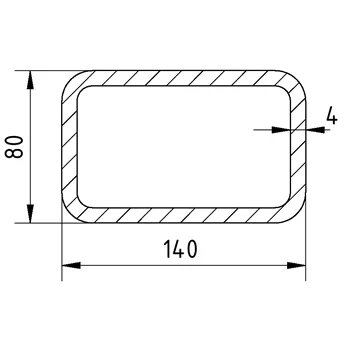 Jekl 140x80x4