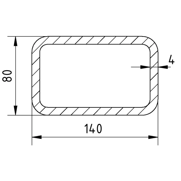 Jekl 140x80x4