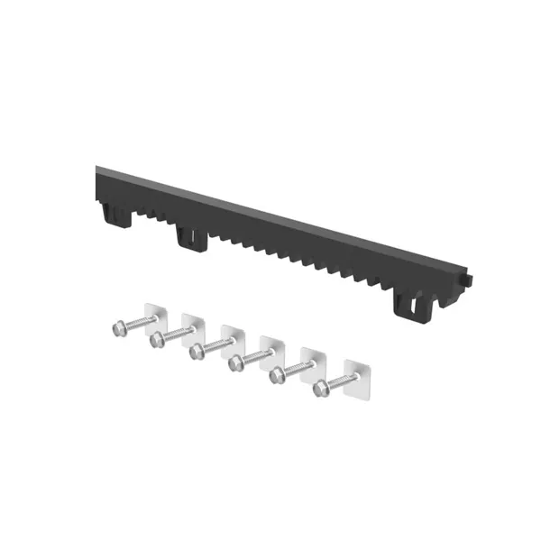 Hřeben brány PVC+Fe 27x20mm L1m úchyt dolní max 700kg