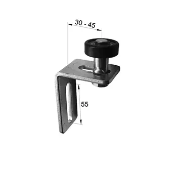 Vedení horní Zn 115mm držák 1x kolečko D35 H/53