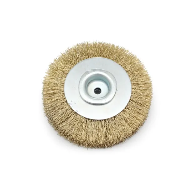 Kartáč okružní 100mm vlna MOSAZ BL97062