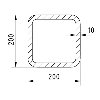 Jekl 200x200x10/S355