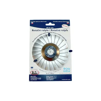 Kotouč rotační rašple 125x22,2mm - standard čepel 2,0mm
