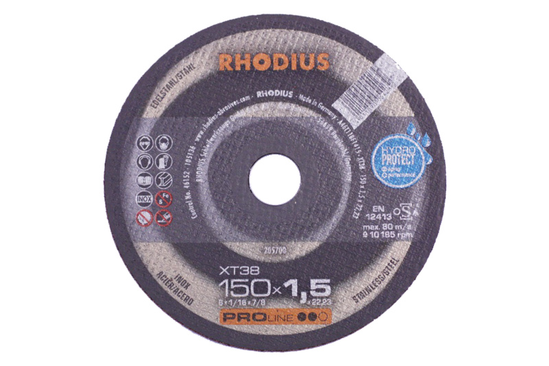 Kotouč řezný 150x1,5/ 22,2 XT38 Inox RHODIUS