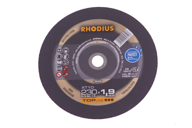 Kotouč řezný 230x1,9/ 22,2 XT10 Inox RHODIUS